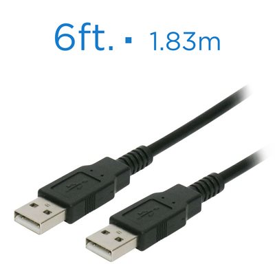 6 Ft. USB Cable male-to-male