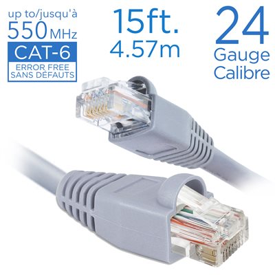 15 Ft. Straight Patch Cable Cat-6