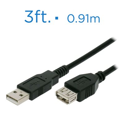 3 FT. USB EXTENSION CABLE