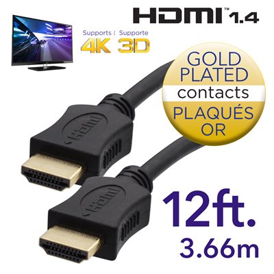 HDMI 1.3 CABLE; 12 FT.