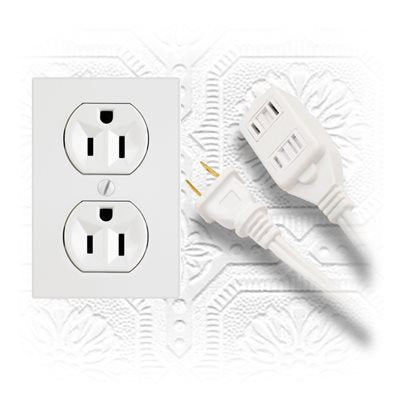 5 Ft. 3-Outlet Indoor Extension Cord