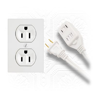 15 Ft. 3-Outlet Indoor Extension Cord