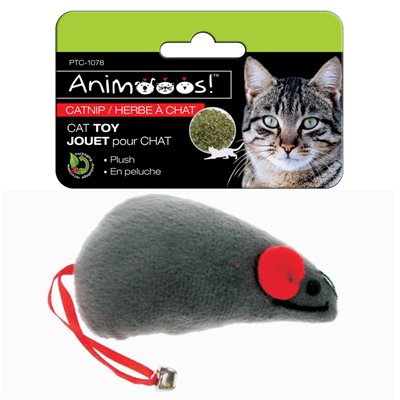 Catnip-Infused Plush Mouse for Cats