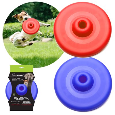 Dog Toys: 8.66" Frisbee with Spinning Top
