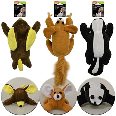 Plush Animal Toy with Squeaker