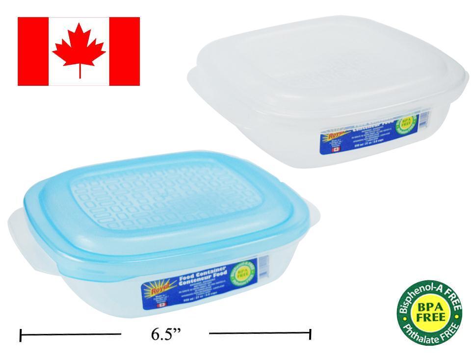 Square Food Container, 650ml