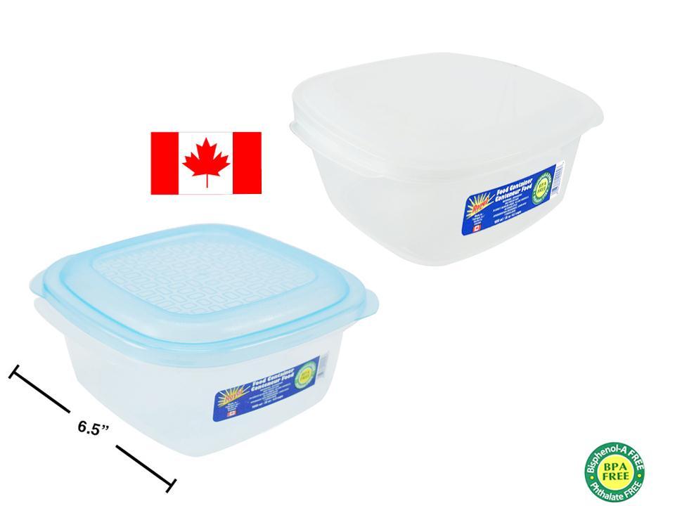 Square Food Container, 1050ml.