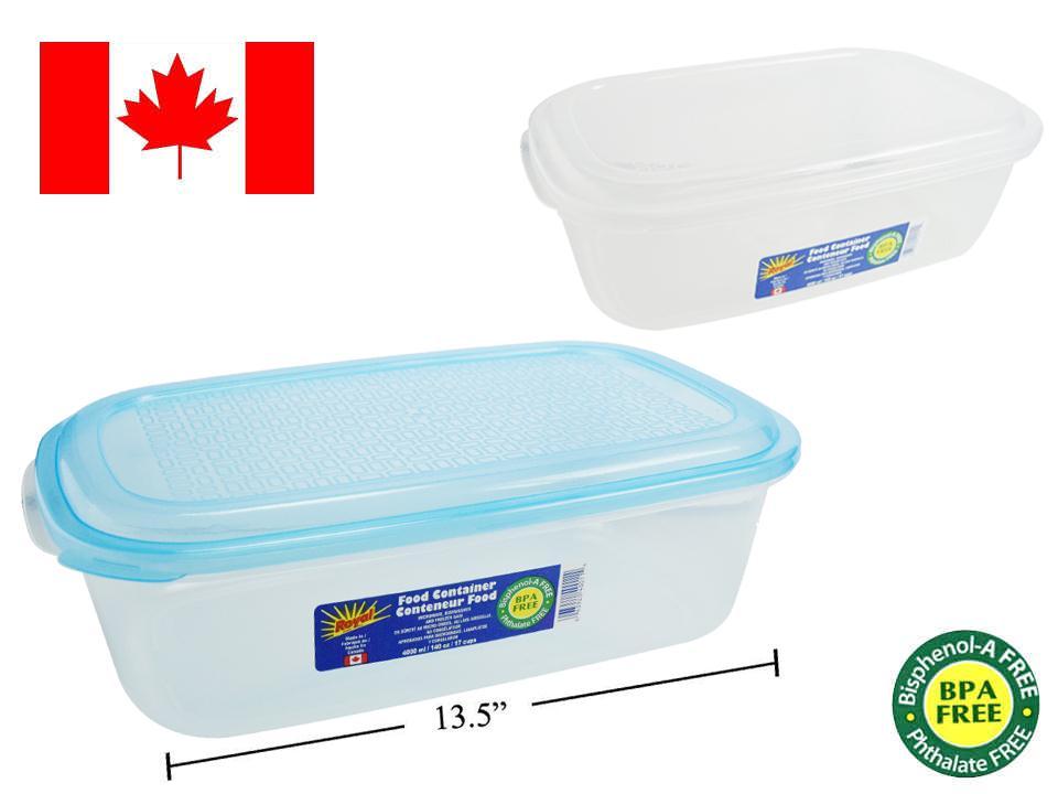 Rectangular Food Container, 4000ml