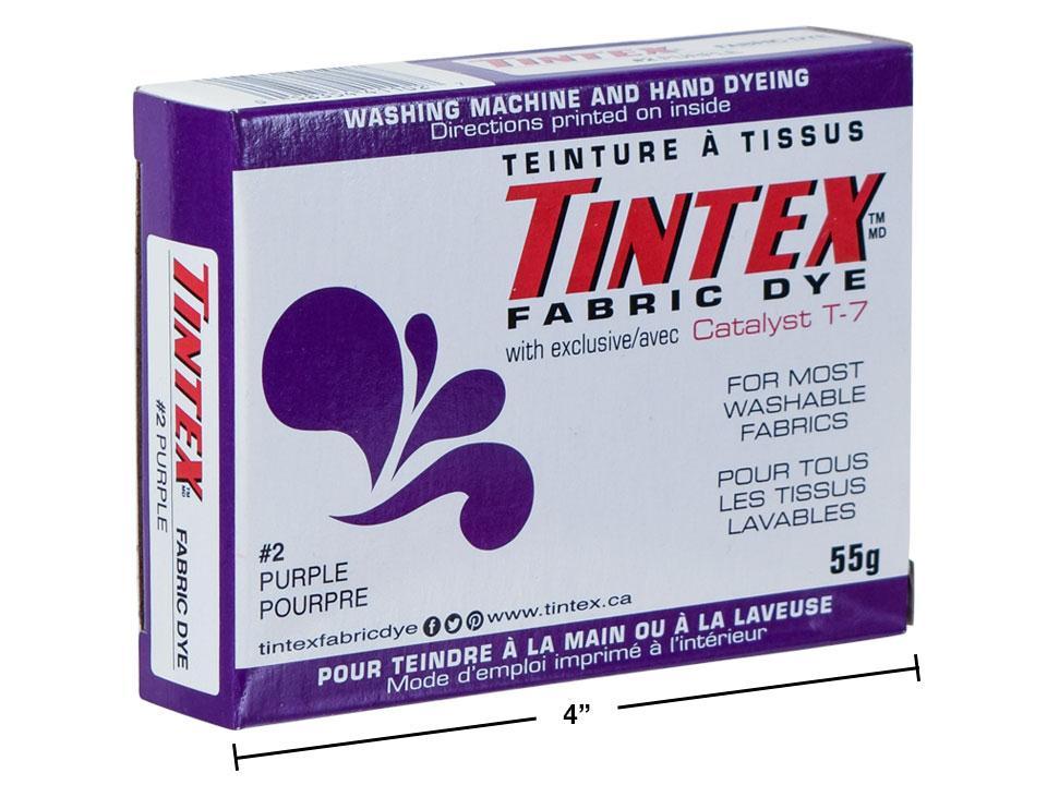 Tintex Fabric Dye in Purple, 55 g.