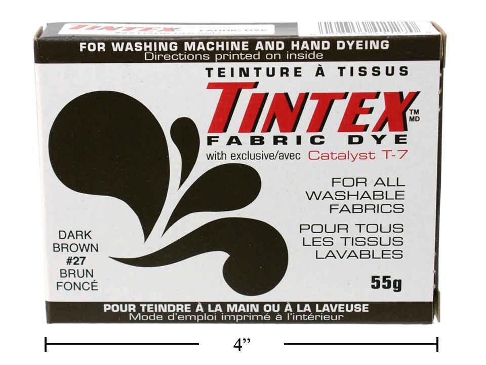 Tintex Dark Brown Fabric Dye, 55g.