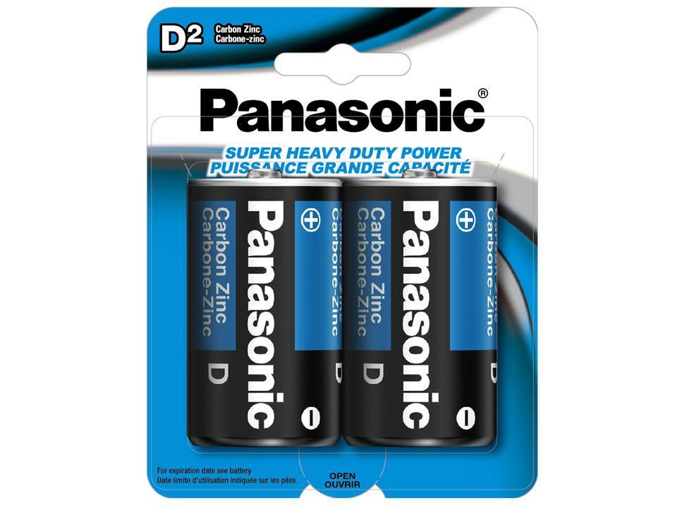 Panasonic Super HD "D" Battery, 2-Pack
