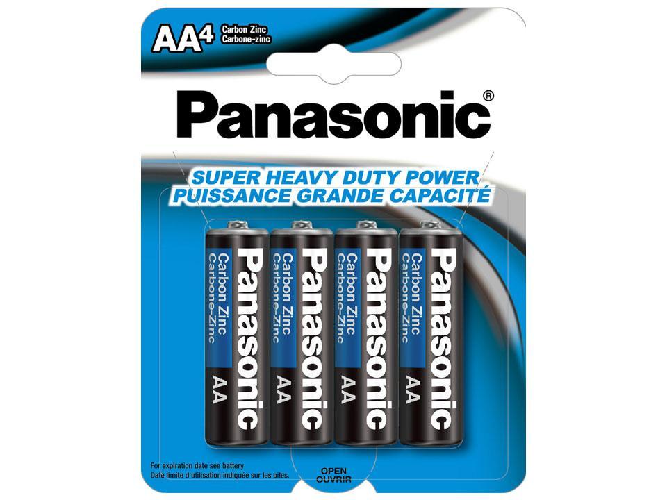 Panasonic, 4pk AA Super HD Battery (UM3NPA4B)