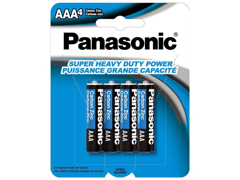 Panasonic Super HD AAA Battery, 4-Pack